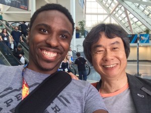 Randall and Shigeru Miyamoto