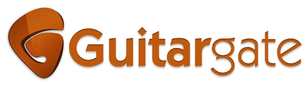 Guitargate logo and branding