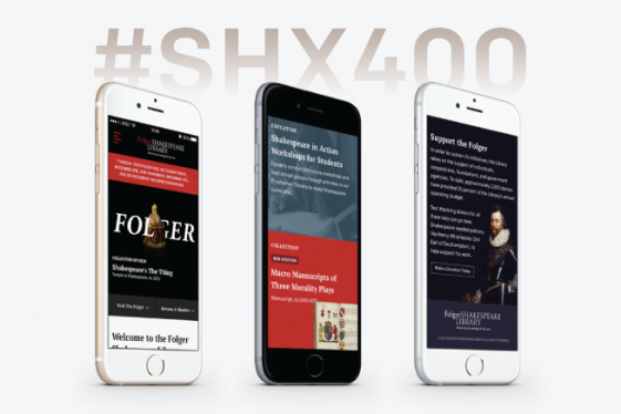 #SHX400 Folger mobile design mockups