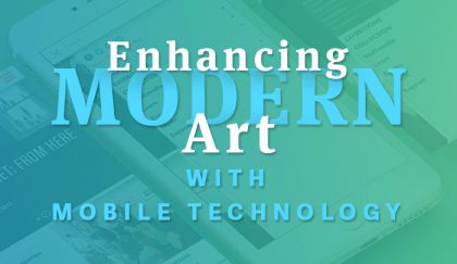 Enhancing modern art with mobile technology