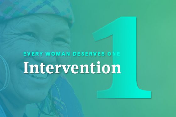 Global Coalition to End Cervical Cancer: Every Woman deserves 1 intervention