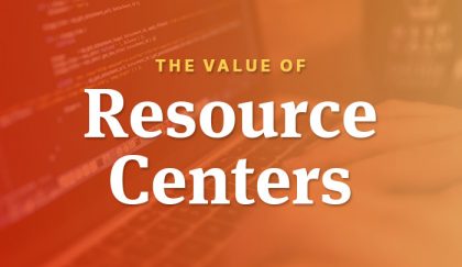 The value of resource centers