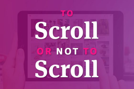 To scroll or not to scroll
