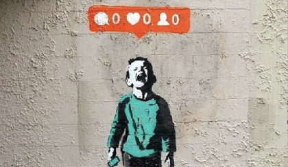 Banksy 'no love on social'.
