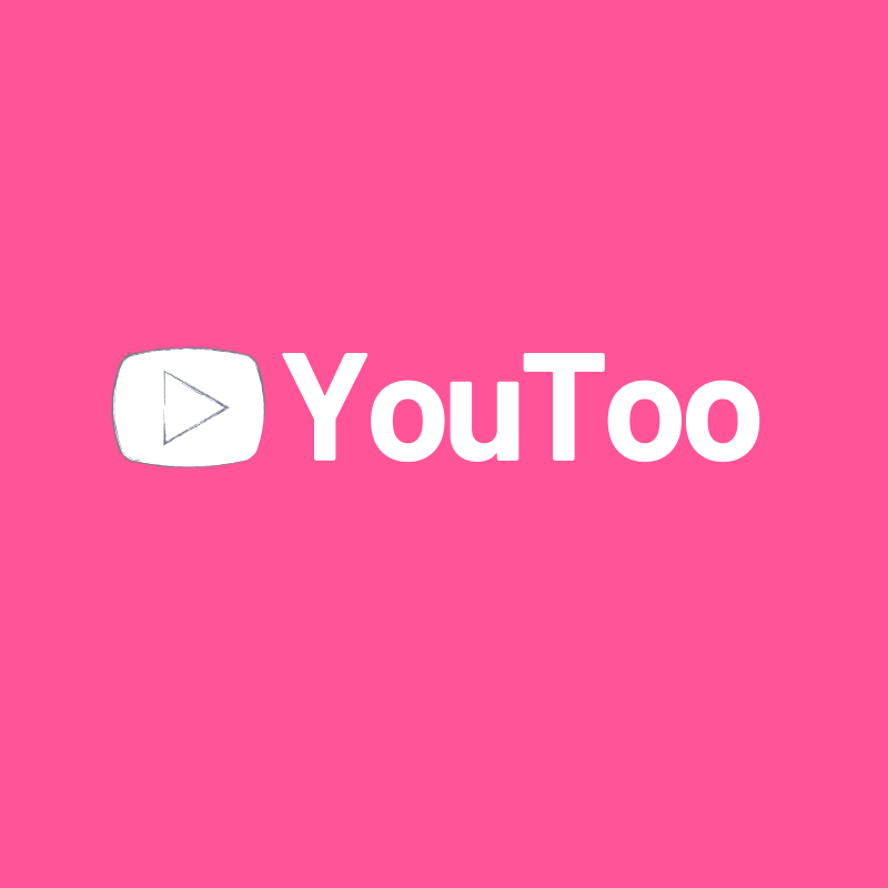 A satirical asset of the the YouTube logo that reads, 'YouToo'.